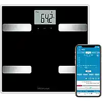 MediaMarkt MEDISANA BS A41 LICHAAMSANALYSE WEEGSCHAAL PERSONENWEEGSCHAAL Wit/Zwart aanbieding