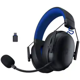 MediaMarkt Razer Blackshark V3 X Hyperspeed Voor Playstation Gaming-headset Zwart/blauw aanbieding