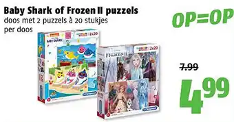 Poiesz Baby Shark of Frozen Il puzzels aanbieding