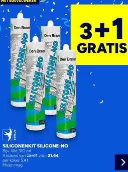 BOUWMAAT Siliconenkit silicone-no aanbieding