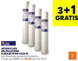 BOUWMAAT Afdekvlies zelfklevend aanbieding