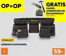BOUWMAAT Stanley gereedschapsgordel aanbieding
