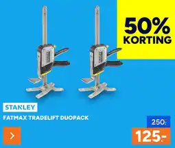 BOUWMAAT Stanley fatmax tradelift duopack aanbieding