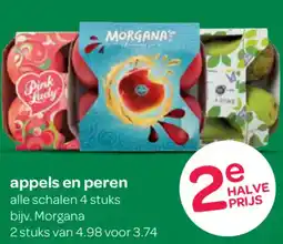 Spar Appels en peren aanbieding