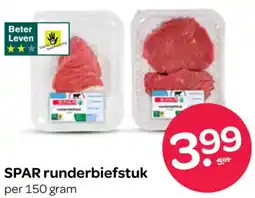 Spar SPAR runderbiefstuk aanbieding