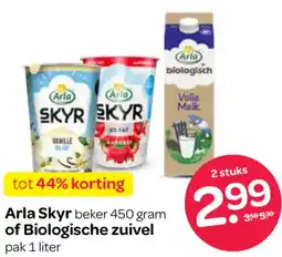 Spar Arla Skyr of Biologische zuivel aanbieding