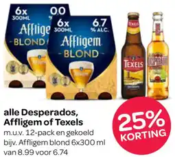 Spar Alle Desperados, Affligem of Texels aanbieding