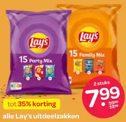 Spar Alle Lay's uitdeelzakken aanbieding