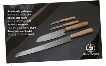 HANOS Schilmesje gebogen 6 cm aanbieding