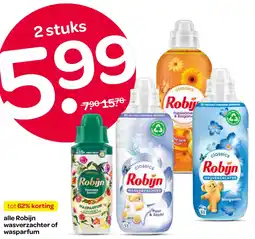 Spar Alle Robijn wasverzachter of wasparfum aanbieding