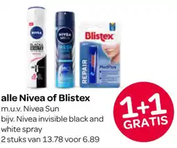 Spar Alle Nivea of Blistex aanbieding