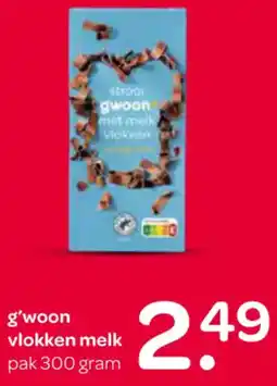 Spar G'woon vlokken melk aanbieding