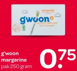 Spar G'woon margarine aanbieding