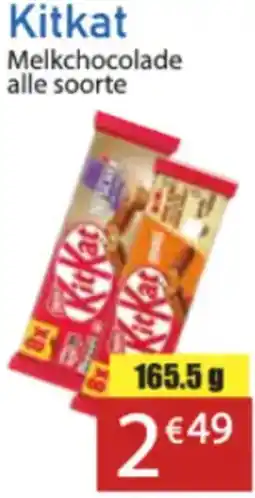 Tanger Markt Kitkat aanbieding