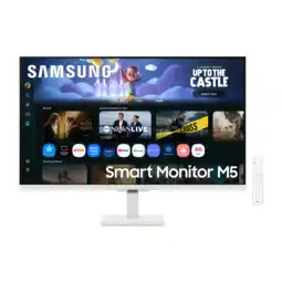 MediaMarkt Samsung Smart Monitor M5 Ls32fm501euxen - 32 Inch 1920 X 1080 (full Hd) Va-paneel aanbieding