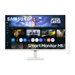 MediaMarkt Samsung Smart Monitor M5 Ls32fm501euxen - 32 Inch 1920 X 1080 (full Hd) Va-paneel aanbieding