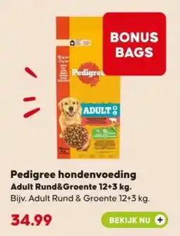 Pets Place Pedigree hondenvoeding aanbieding