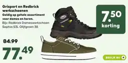 Pets Place Grisport en Redbrick werkschoenen aanbieding
