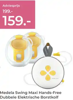 Prenatal Medela Swing Maxi Hands-Free Dubbele Elektrische Borstkolf aanbieding