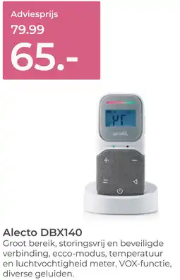 Prenatal Alecto DBX140 aanbieding