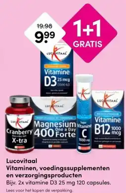 Drogisterij Visser Lucovitaal Vitaminen, voedingssupplementen en verzorgingsproducten aanbieding