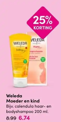 Drogisterij Visser Weleda Moeder en kind aanbieding