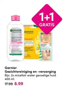 Drogisterij Visser Garnier Gezichtsreiniging en verzorging aanbieding
