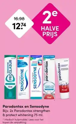 Drogisterij Visser Parodontax en Sensodyne aanbieding