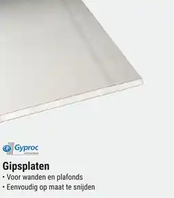 Pontmeyer Gyproc Gipsplaten aanbieding