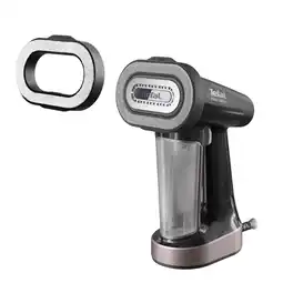 MediaMarkt TEFAL DT8765 Pure Force 3-in-1 Kledingstomer Cinnamon Pink Metal & Black Glamma aanbieding