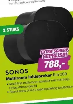 EP EP:Bundel Sonos ERA 300 Zwart aanbieding