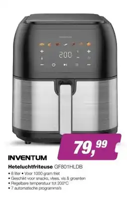 EP Inventum GF801HLDB XL Airfryer aanbieding