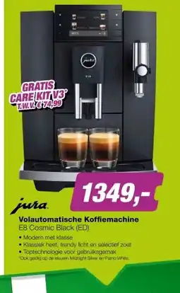 EP JURA E8 Cosmic Black (ED) Volautomatische Koffiemachine aanbieding