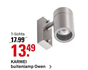 Karwei KARWEI buitenlamp Owen aanbieding