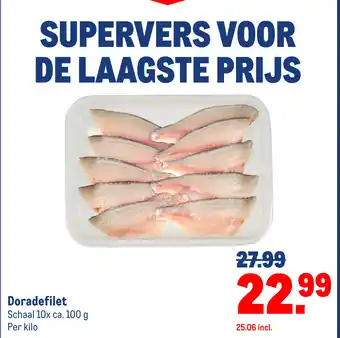 Makro Doradefilet aanbieding