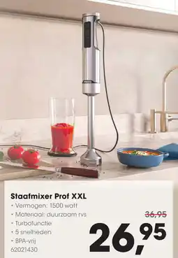 HANOS Staafmixer Prof XXL aanbieding