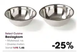 HANOS Select Cuisine Beslagkom aanbieding