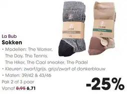HANOS La Bub Sokken aanbieding