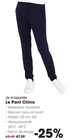HANOS Le Pant Chino aanbieding