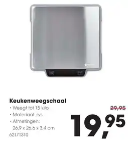HANOS Keukenweegschaal aanbieding