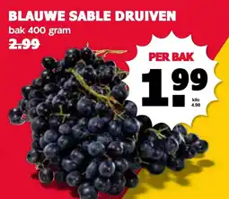 De Boerenschuur Blauwe Sable Druiven aanbieding