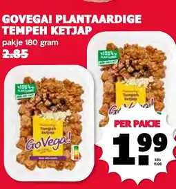 De Boerenschuur Govega! Pantaardige Tempeh Ketjap aanbieding