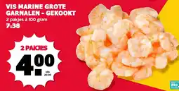 De Boerenschuur Vis Marine Grote Garnalen - Gekookt aanbieding