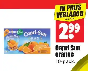 Dirk Capri sun orange 10-pack aanbieding