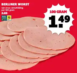 De Boerenschuur Berliner Worst aanbieding
