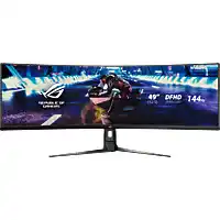 MediaMarkt ASUS ROG STRIX XG49VQ - 49 inch - 3840 x 1080 (UW Full HD) - 4 ms - 144 Hz aanbieding