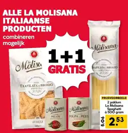 De Boerenschuur Alle la Molisana Italiaanse aanbieding
