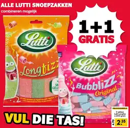 De Boerenschuur Alle Lutti Snoepzakken aanbieding