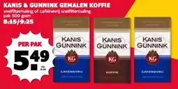 De Boerenschuur Kanis & Gunnink Gemalen Koffie aanbieding