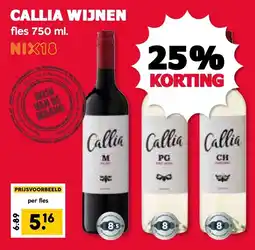 De Boerenschuur Callia Wijnen aanbieding